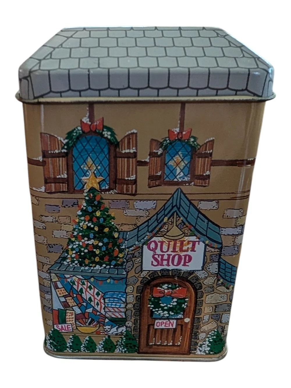 Sewing Kit Gift Tin with Threads and Tools